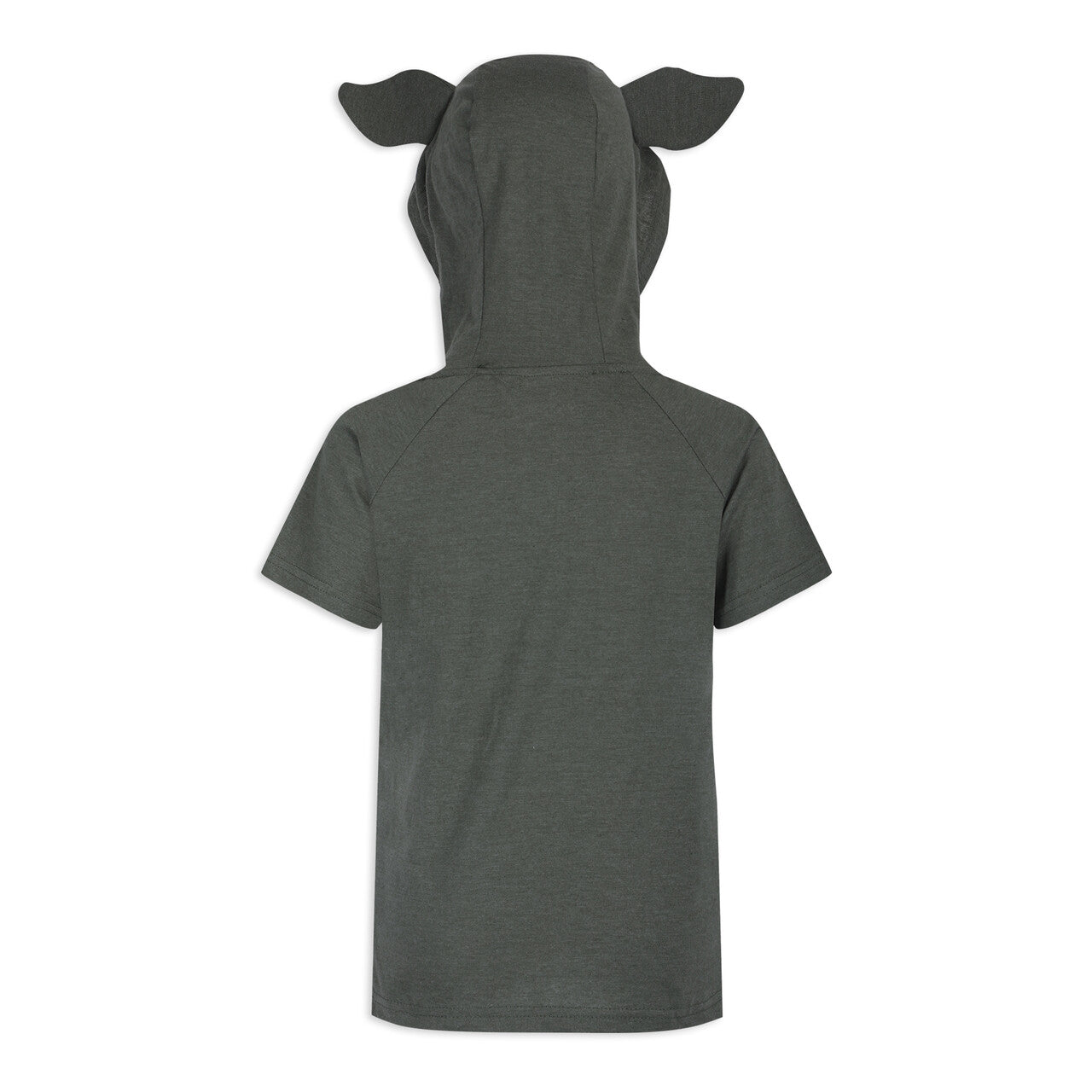 Star Wars Boys’ Baby Yoda Hooded T-Shirt, T-Shirt and Short Set for Toddler and Little Kids – Green/Grey