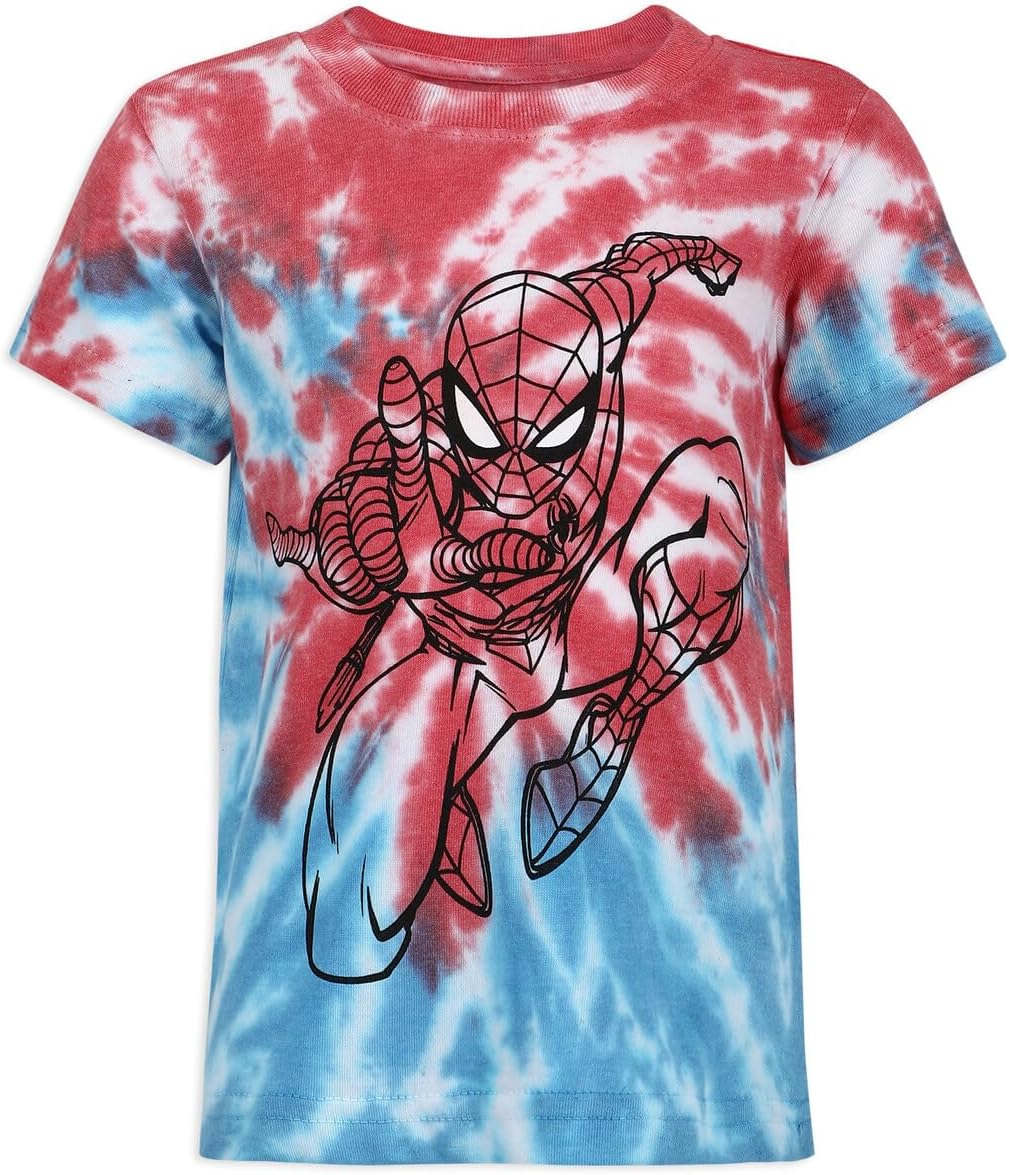 Marvel Spiderman Boys' T-Shirt and Short Set for Big Kids - Multicolor