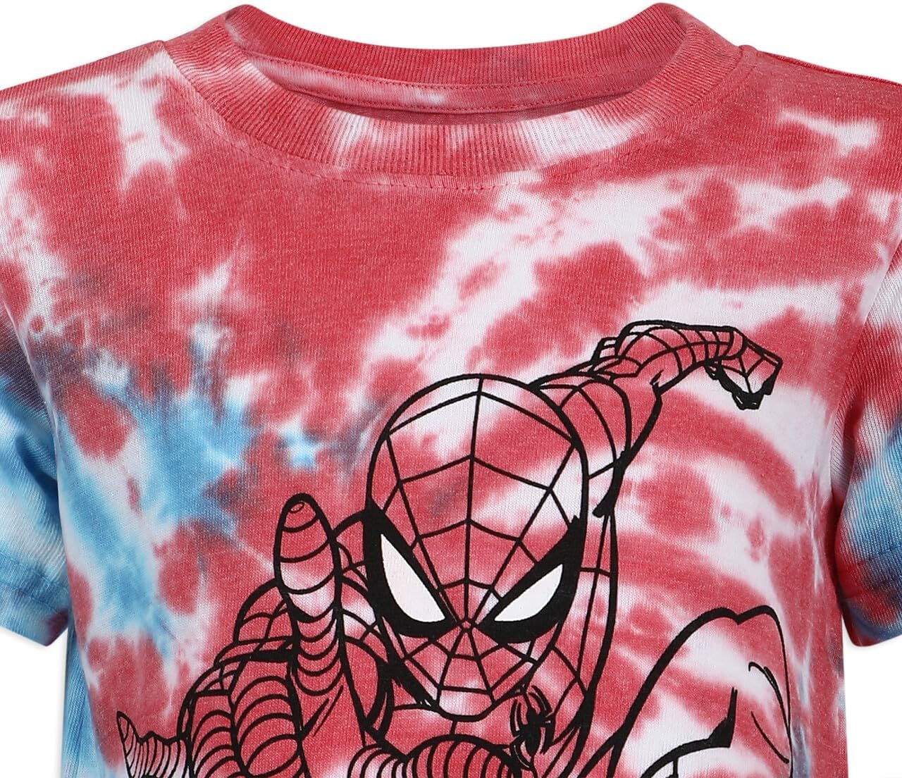 Marvel Spiderman Boys' T-Shirt and Short Set for Big Kids - Multicolor