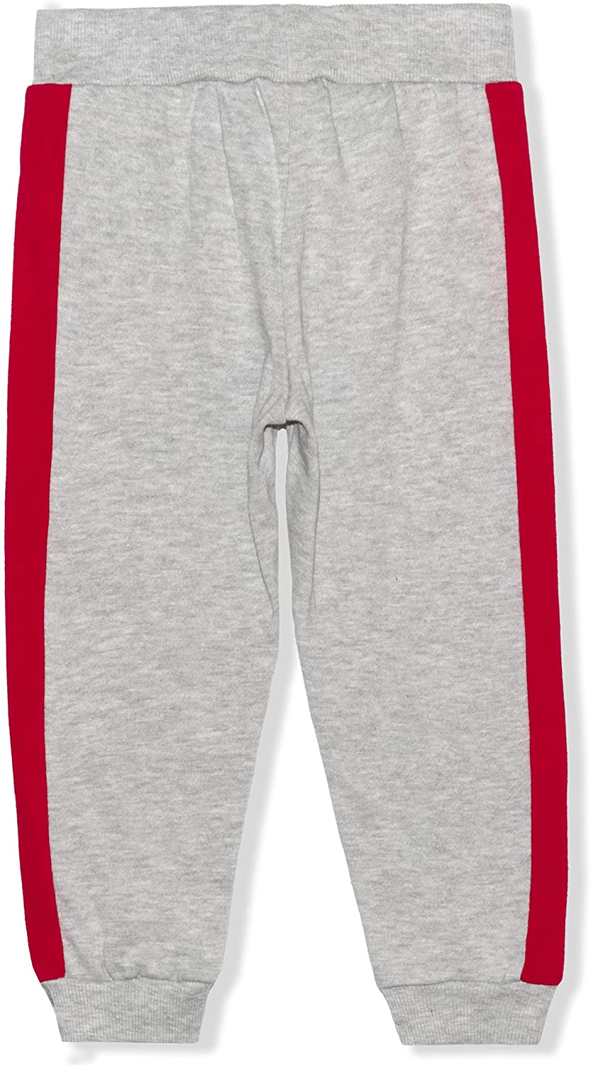Marvel Spiderman Boys’ 2 Pack Joggers with Drawstring for Toddler and Little Kids – Grey/Black