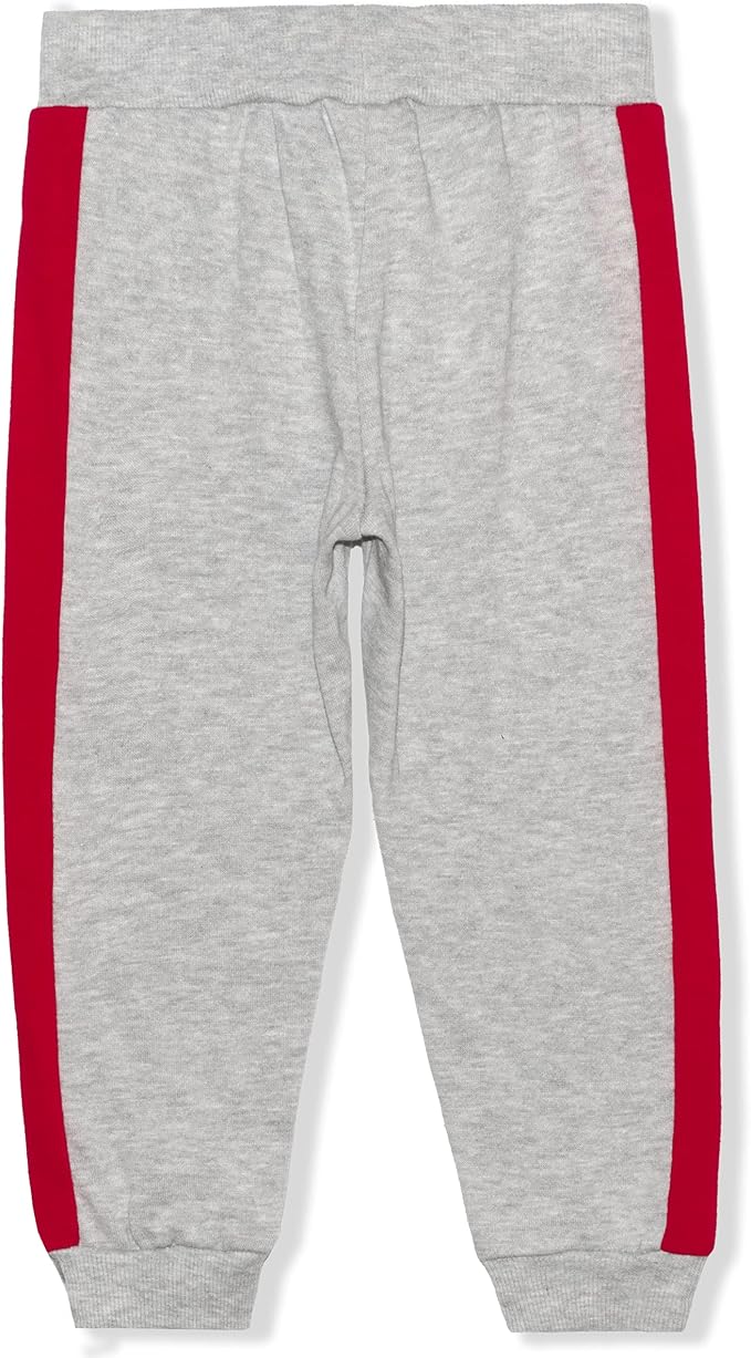 Marvel Spiderman Boys’ 2 Pack Joggers with Drawstring for Toddler and Little Kids – Grey/Black