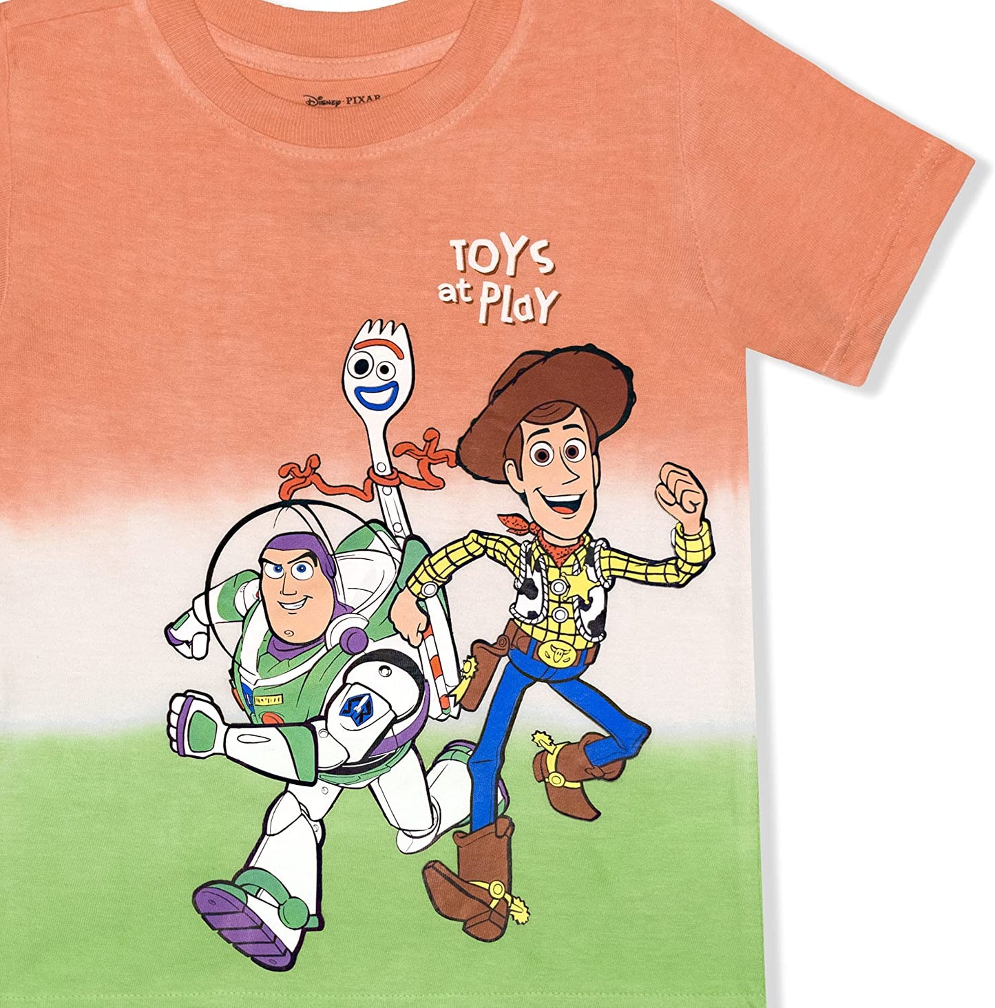 Disney Toy Story Boys’ Woody, Buzz lightyear and Forky T-Shirt for Toddlers and Little Kids