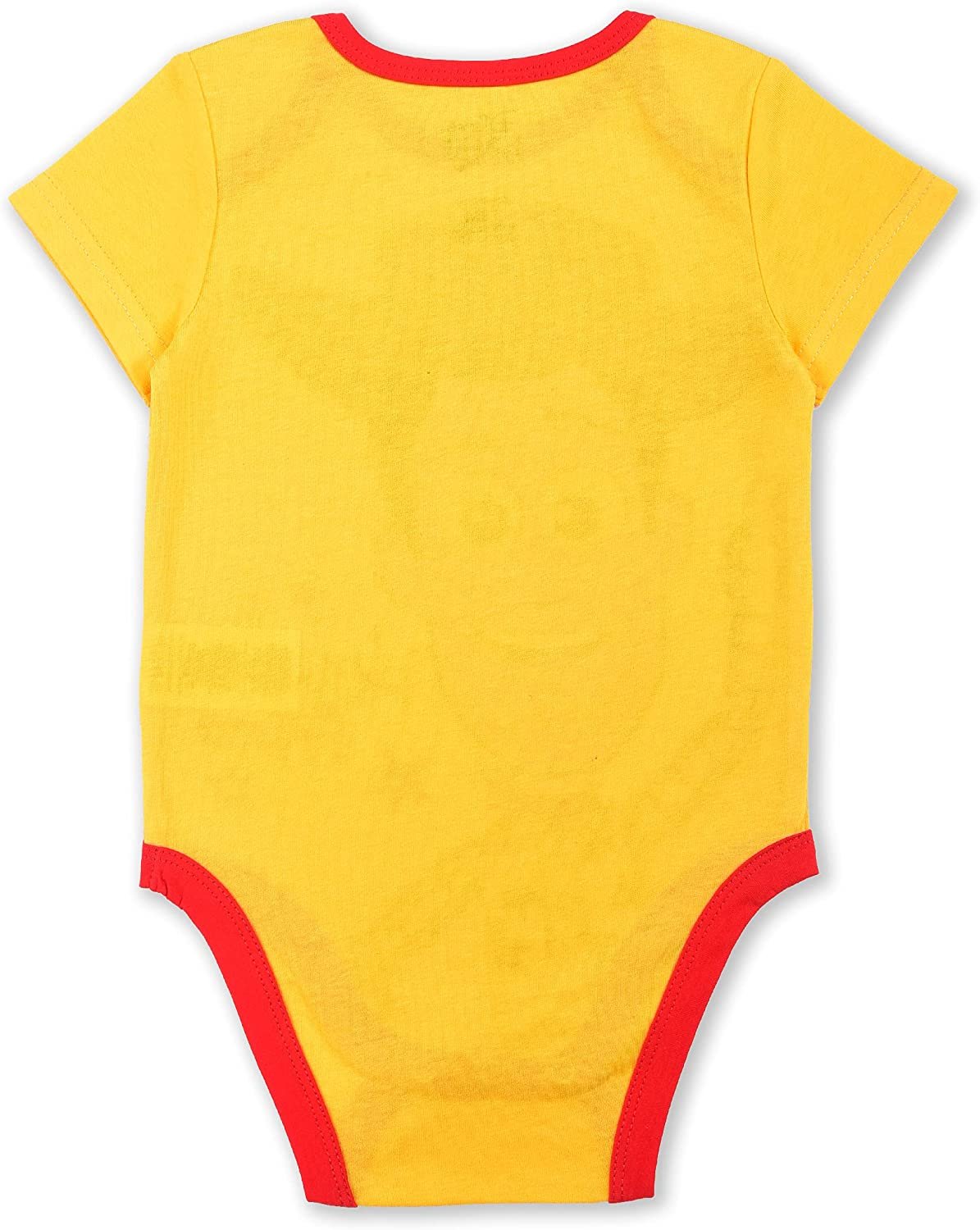 Disney Toy Story Boys Woody, Buzz Lightyear and Rex 3 Pack Bodysuit Creeper for Newborn and Infant – Yellow/Green/White