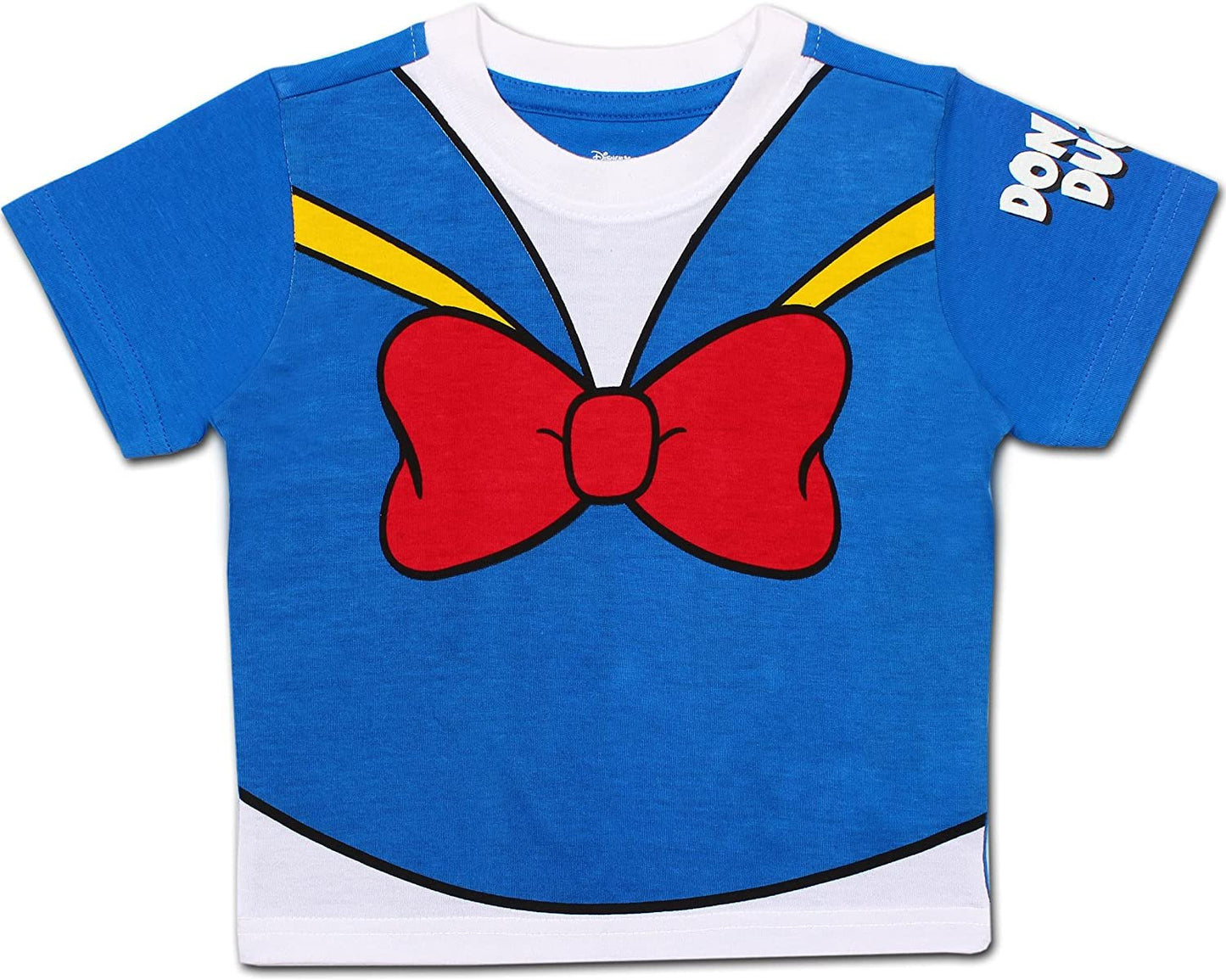 Disney Mickey Mouse & Friends Boys’ 4 Pack T-Shirt for Infant and Toddler – Blue/Orange/Yellow/Black