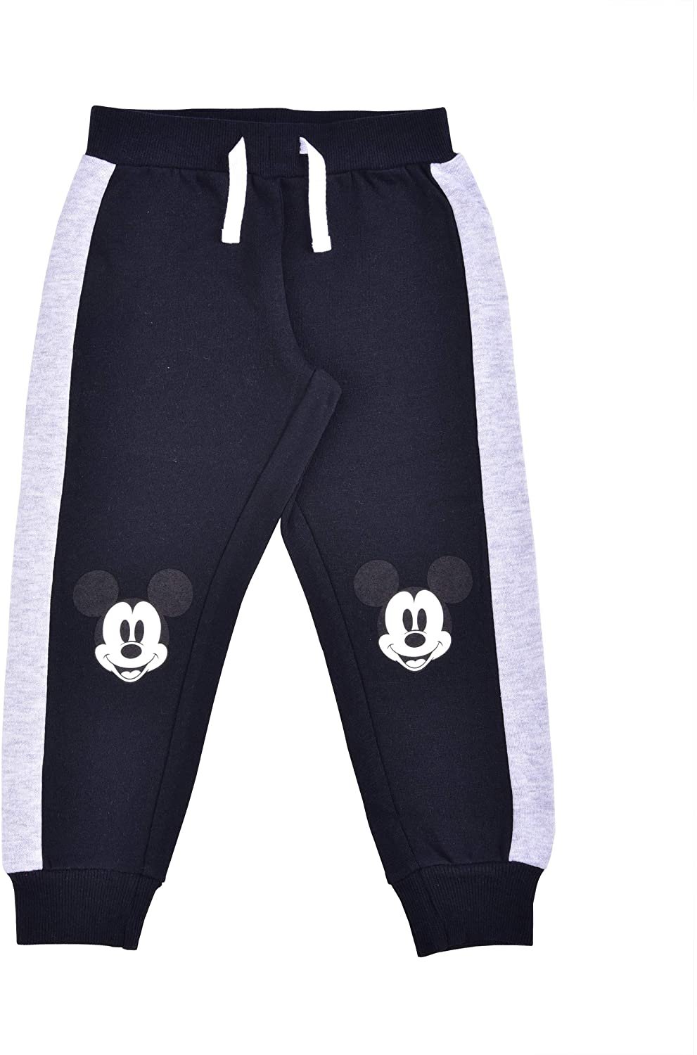 Disney Mickey Mouse Boys’ 2 Pack Jogger for Toddler and Little Kids – Red/Grey