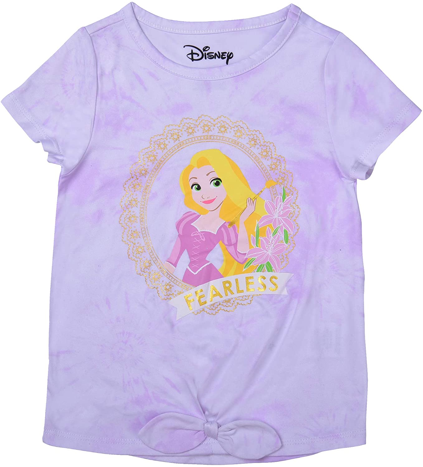 Disney Princess Rapunzel Girl’s Short Sleeves Tee Shirt for Kids
