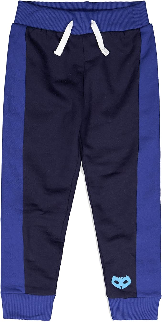 PJ Masks Catboy or Gekko Boys’ T-Shirt and Jogger Set for Toddler and Little Kids – Blue/Navy or Green/Black