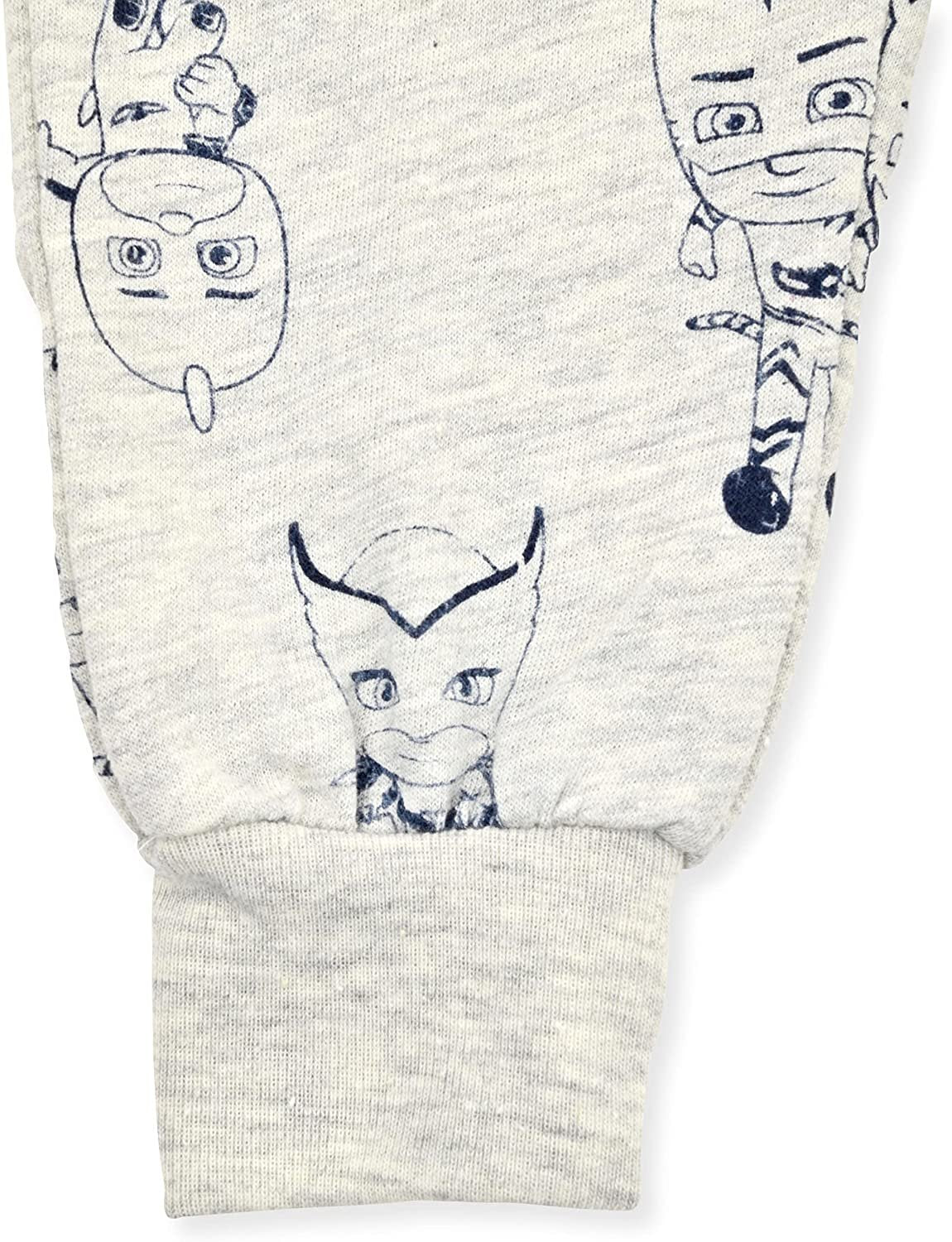 PJ Masks Catboy, Owlettle and Gekko Boys’ T-Shirt and Jogger Pants Set for Toddler and Little Kids – Navy/Grey