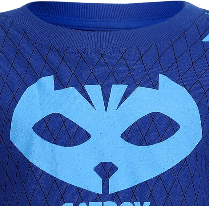 Hasbro’s PJ Masks 2 Pack Jogger Set for Boys, Catboy Long Sleeve Tee and Jog Pants, Blue