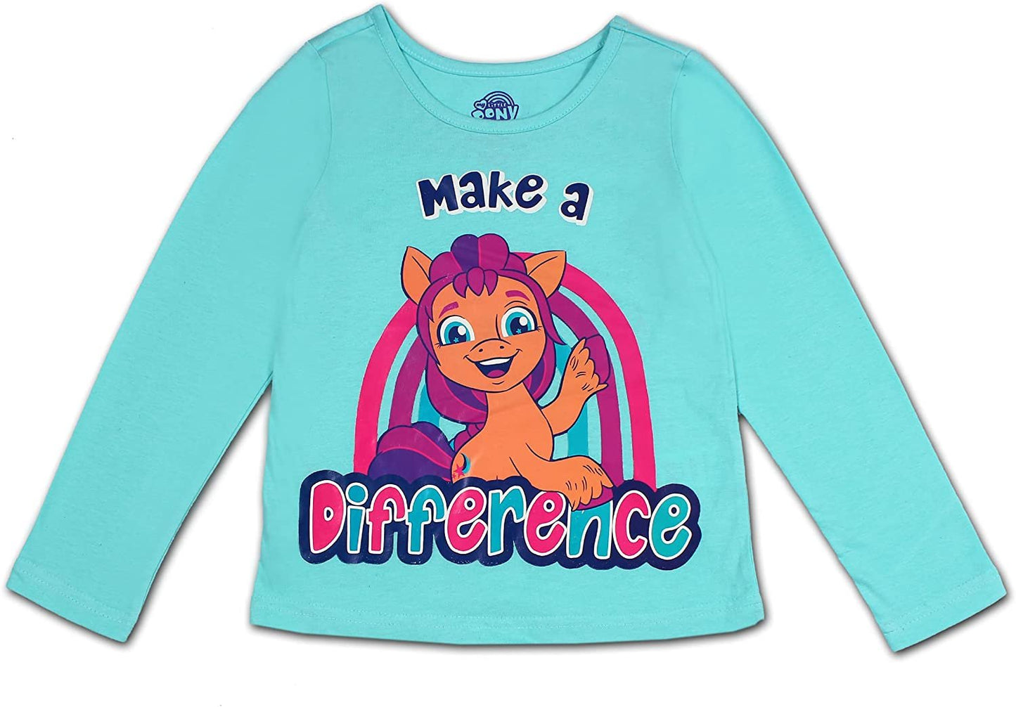My Little Pony Girl's 3-Pack Long Sleeve Graphic Tee Shirt