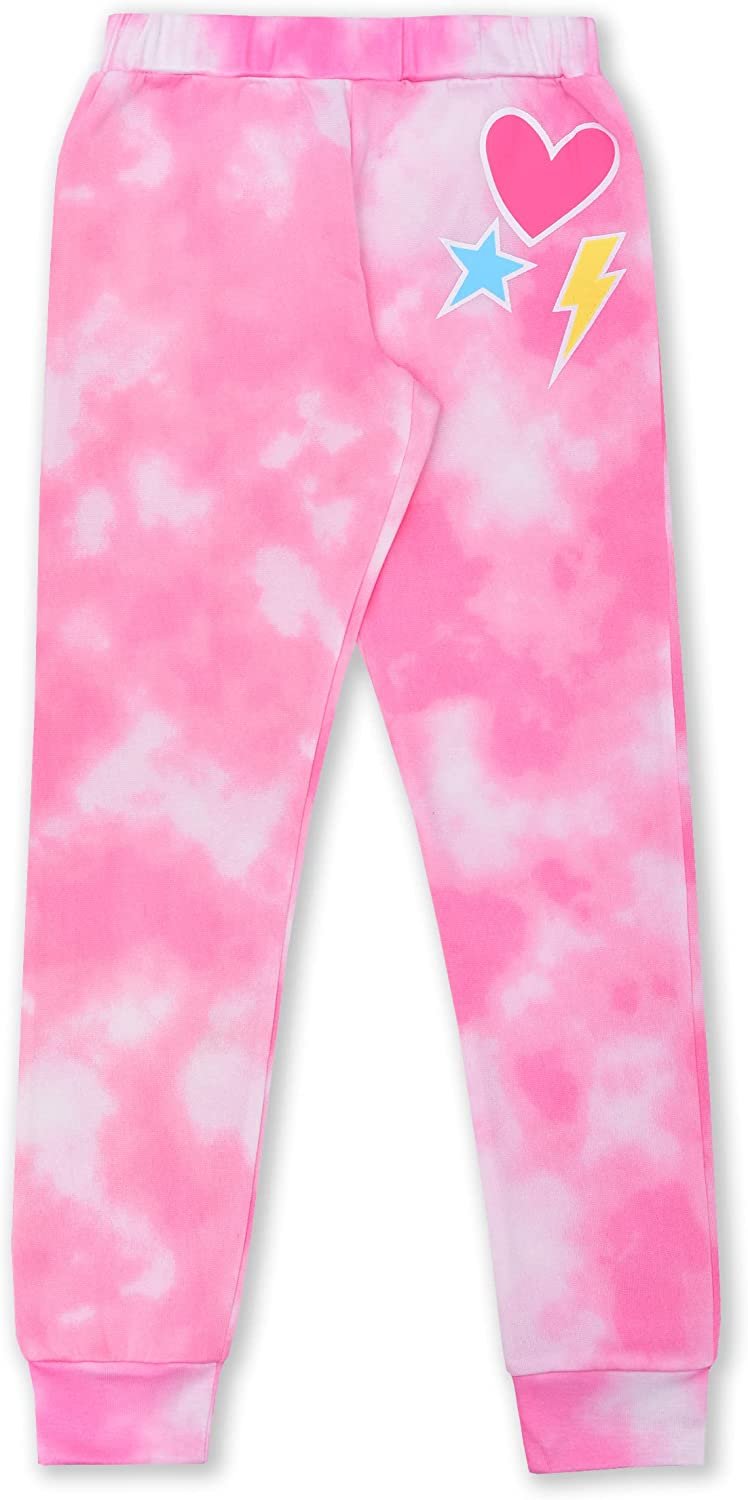 Hasbro My Little Pony Girls’ Sweatshirt and Joggers Set for Little and Big Kids – Pink
