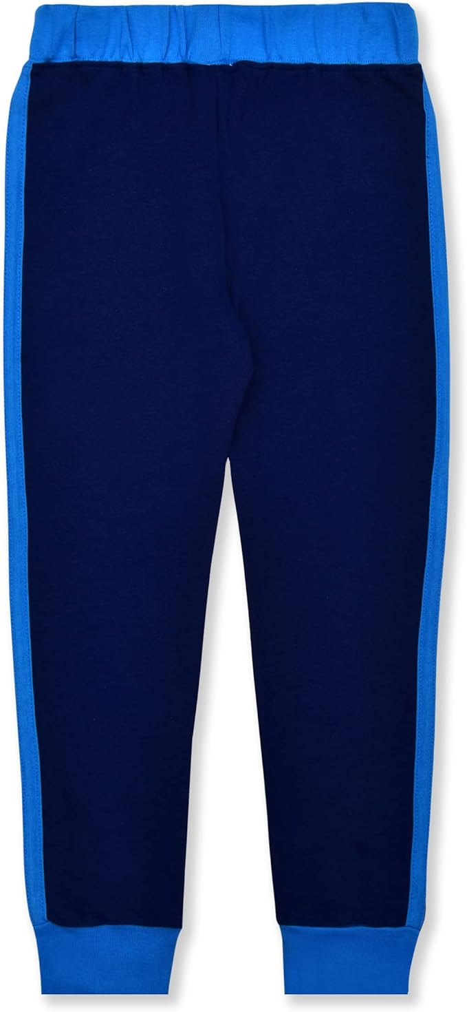 Hasbro Power Rangers Boys’ Long Sleeve Shirt and Jogger Pants Set for Little Kids – Blue/Red