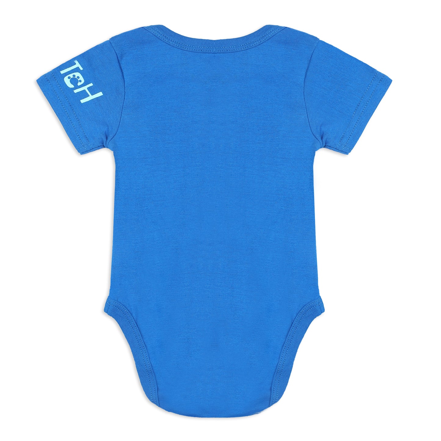 Disney Lilo & Stitch Boys’ Short Sleeve Bodysuit and Jogger for Newborn and Infant – Blue/Navy