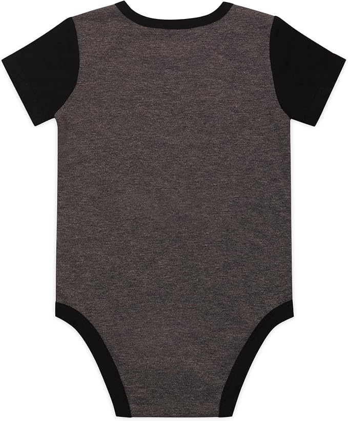 Disney Nightmare Before Christmas Boys’ Jack Skellington 3 Pack Bodysuits for Infant – Grey