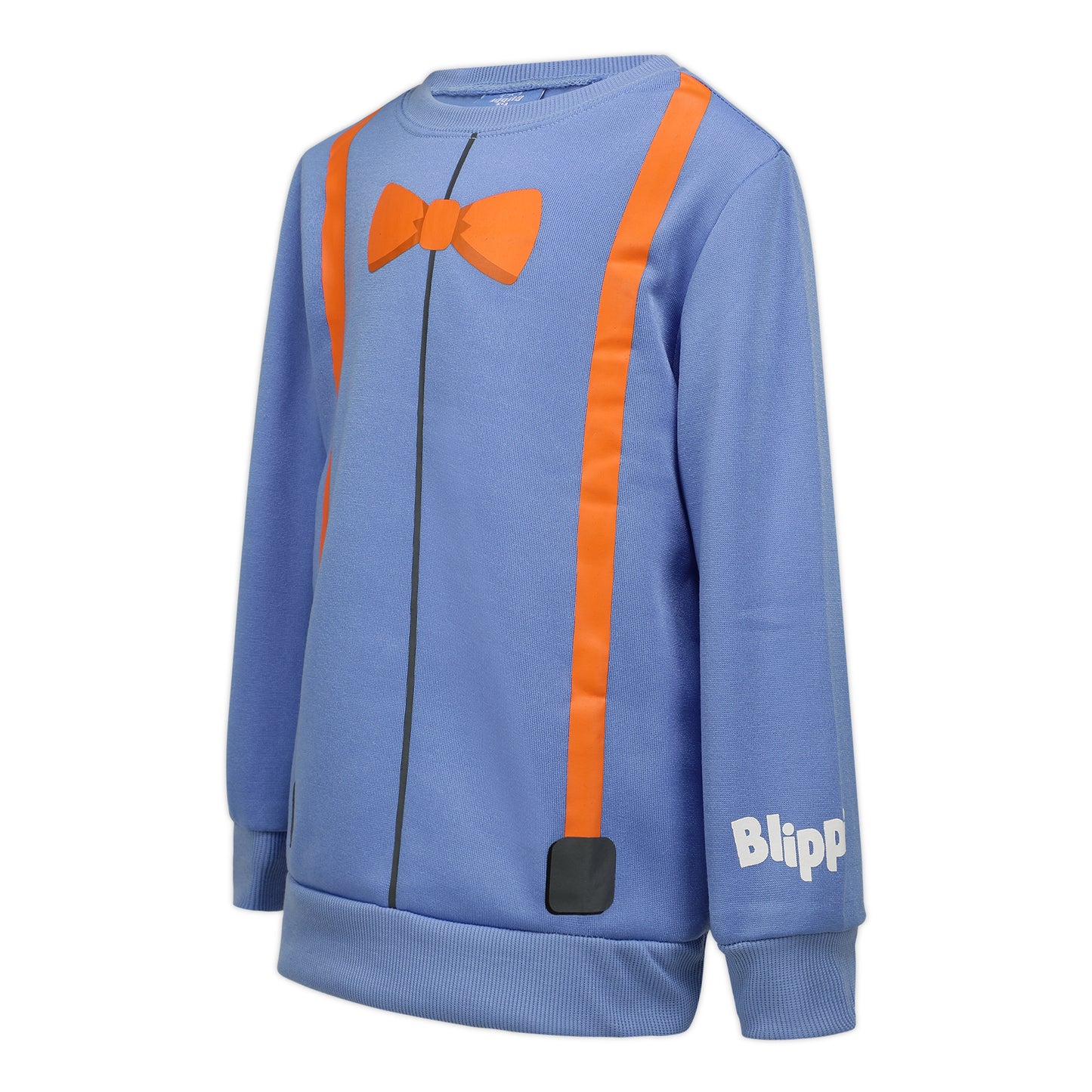 Blippi Boys’ Long Sleeve T-Shirt and Jogger Set for Toddler and Little Kids – Blue/Grey