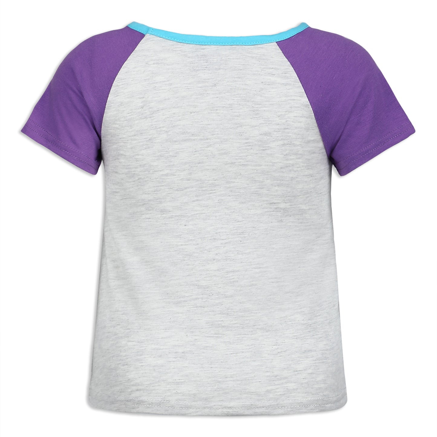 L.O.L. Surprise! Dolls Girls’ T- Shirt and Shorts Set for Little and Big Kids – Purple/Grey