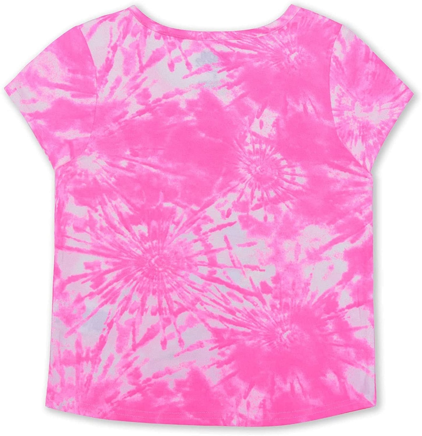 L.O.L. Surprise! Dolls Neon Q.T Girls’ Short Sleeve Shirt and Shorts Set for Little and Big Girls – Pink