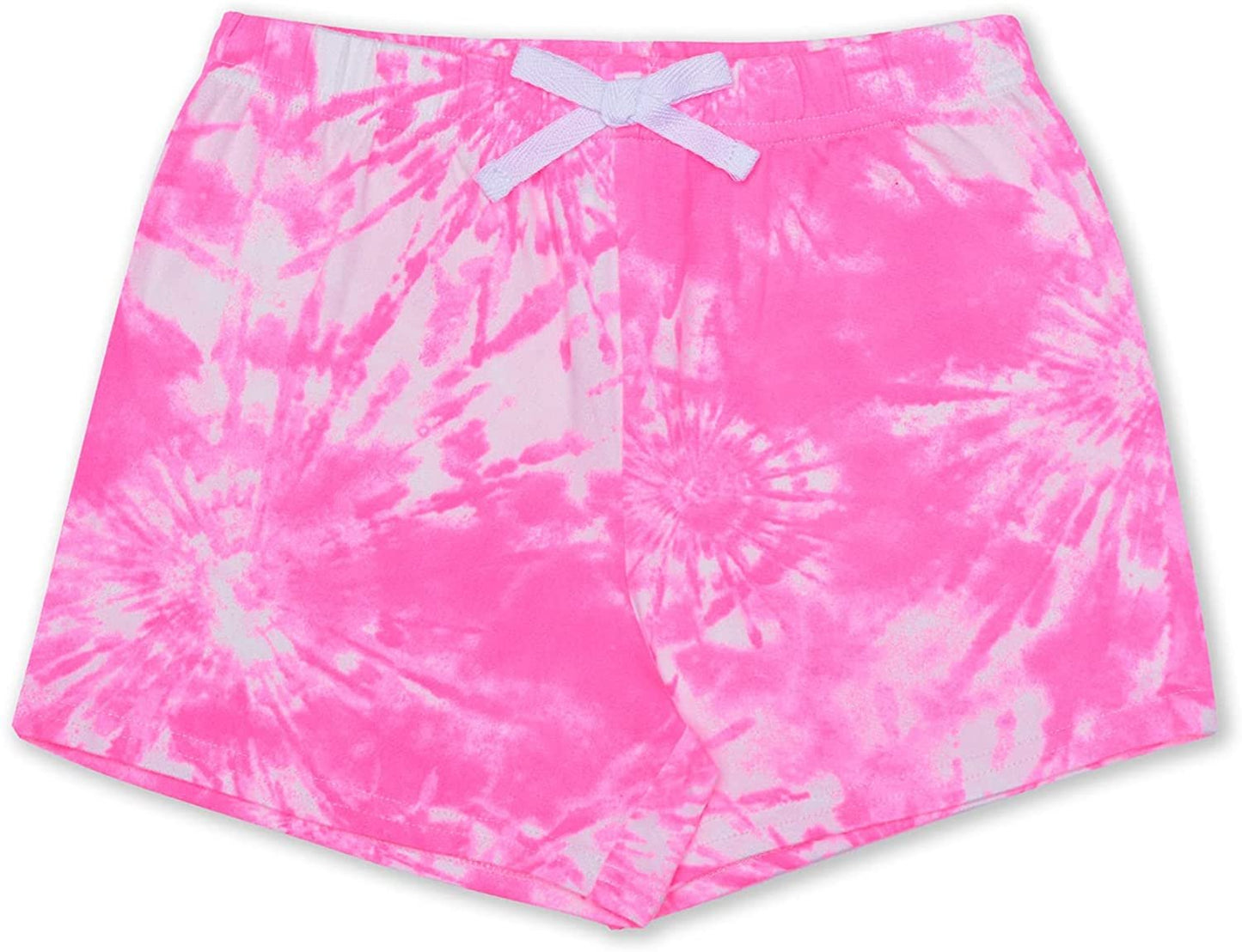 L.O.L. Surprise! Dolls Neon Q.T Girls’ Short Sleeve Shirt and Shorts Set for Little and Big Girls – Pink