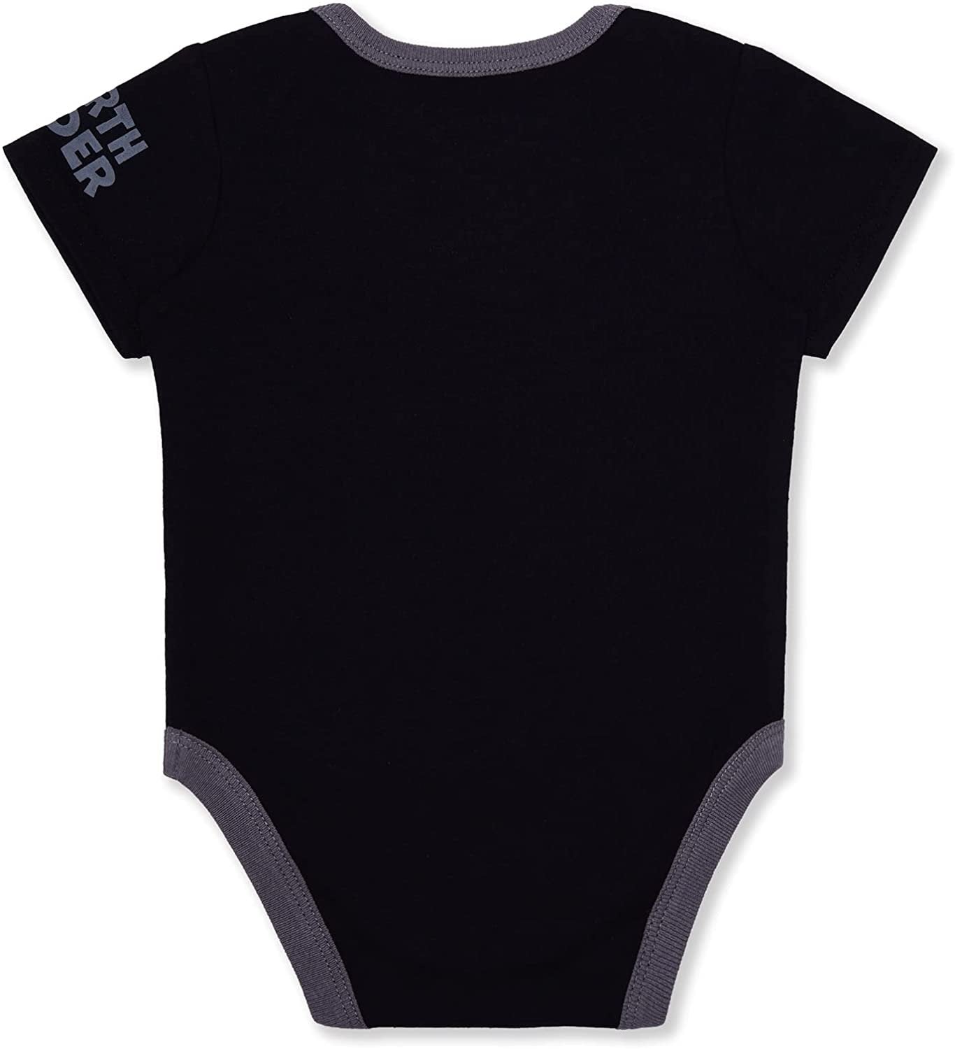 Star Wars Boys’ Darth Vader or R2D2 Bodysuit and Jogger with Drawstring Set for Newborn and Infant – Black/White
