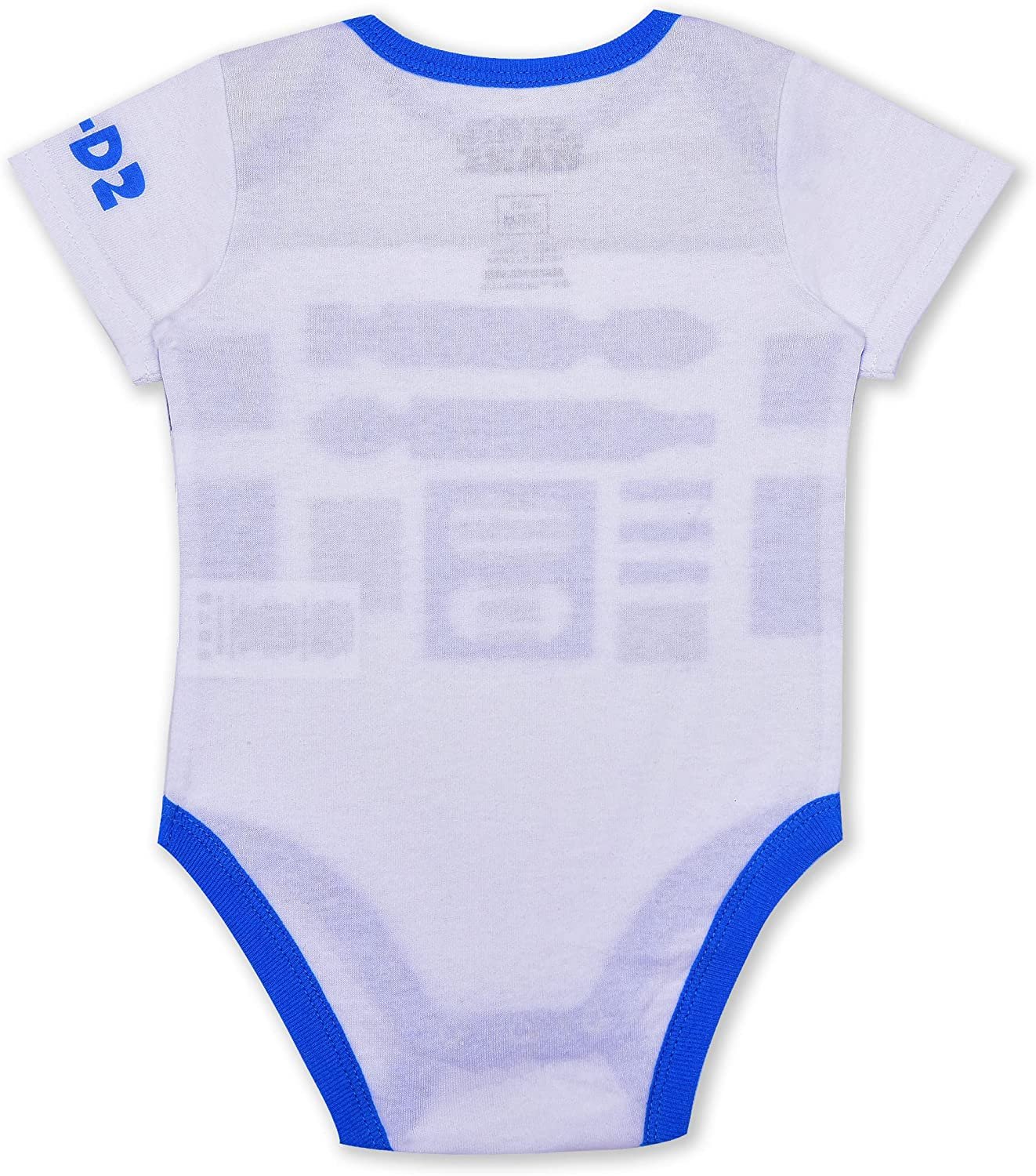 Star Wars Boys’ Darth Vader or R2D2 Bodysuit and Jogger with Drawstring Set for Newborn and Infant – Black/White