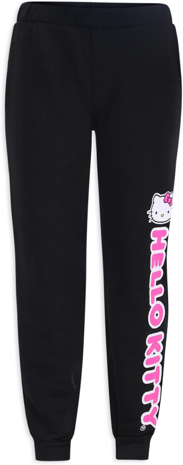 Hello Kitty Plush Girl 2 Piece Sweater Top and Jogger Set Pink