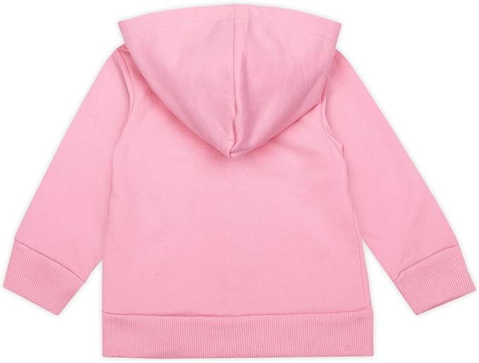 Hello Kitty Girls 2 Piece Zip Up Hoodie and Jogger Set for Infant, Toddler, Little and Big Kid - Grey/Pink