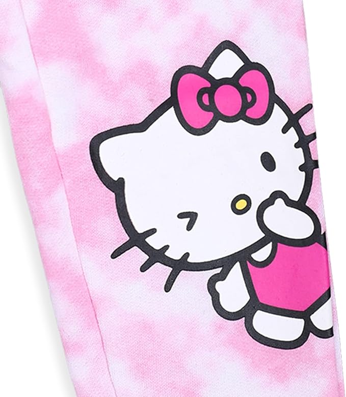 Hello Kitty Girls’ 2 Pack Joggers for Infant, Toddler, Little and Big Kids – Pink/Blue