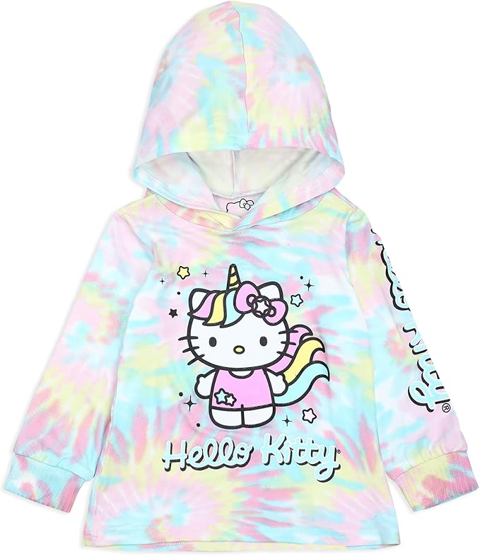 Hello Kitty Girls’ Hoodie and Jogger Set for Infant, Toddler and Little Kids – Multicolor