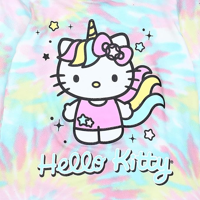 Hello Kitty Girls’ Hoodie and Jogger Set for Infant, Toddler and Little Kids – Multicolor