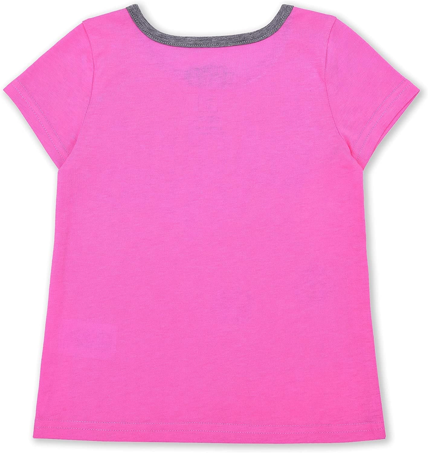 Star Wars Baby Yoda Girls’ T- Shirt and Short Set for Toddler and Little Kids – Pink/Grey
