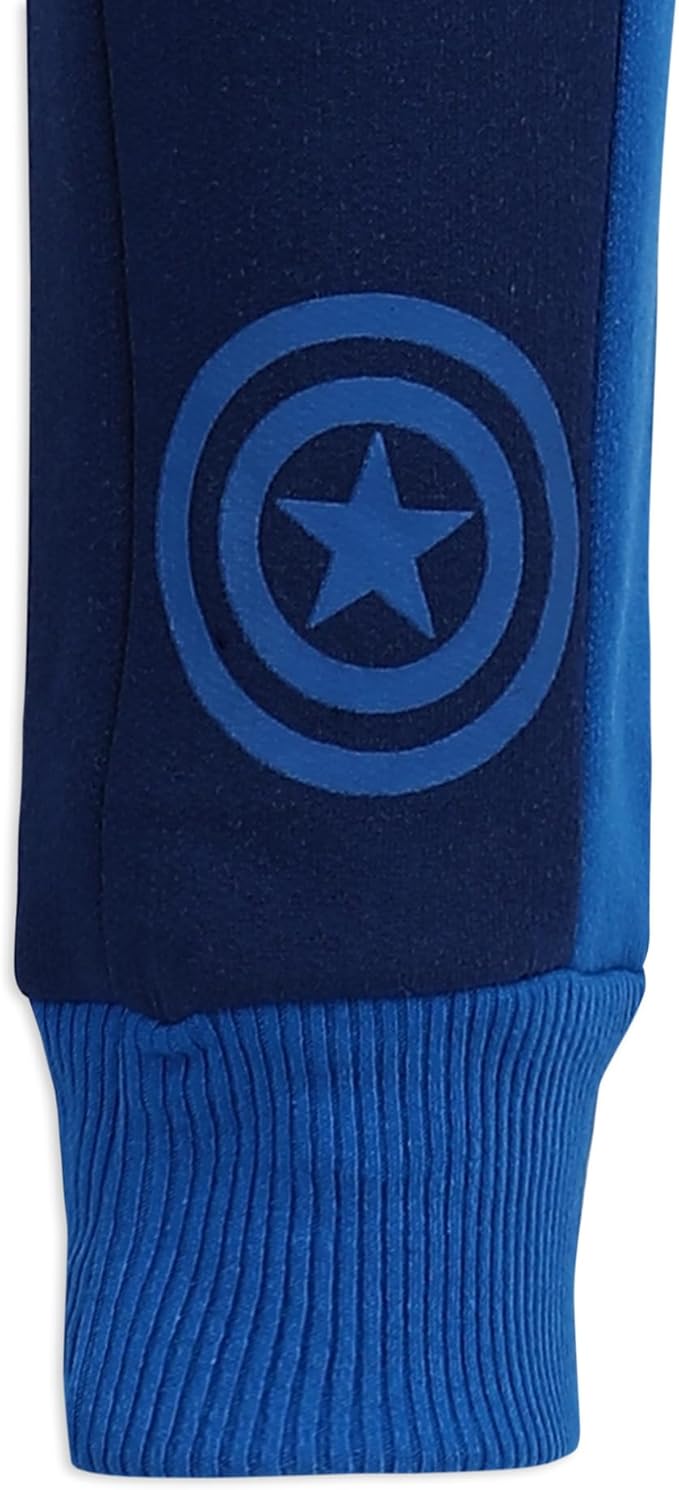 Marvel Avengers Boys’ Captain America, Thor, Hulk or Iron Man T-Shirt and Jogger Set for Toddler and Little Kids