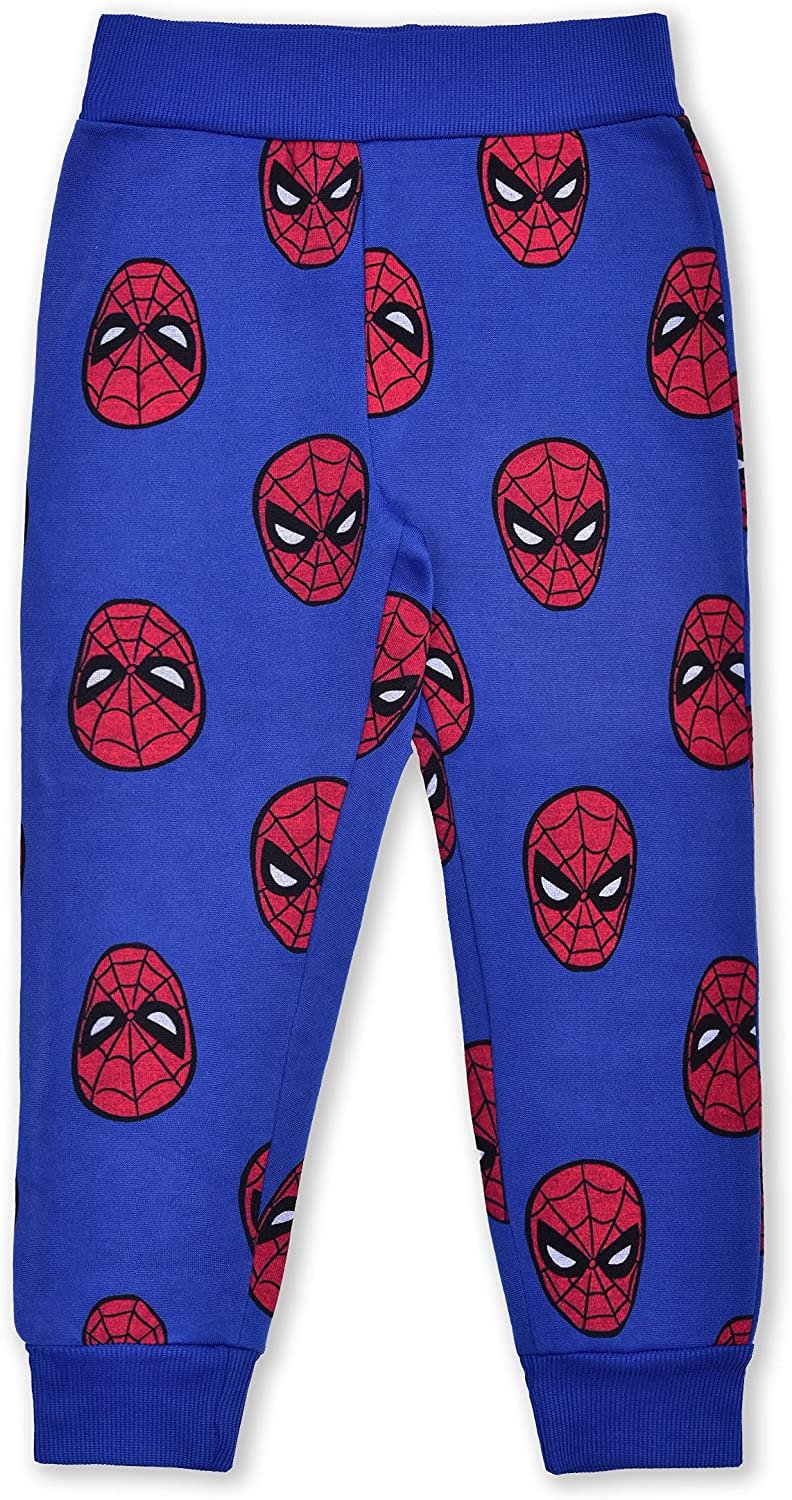 Marvel Spiderman Boys’ Hoodie and Jogger Set for Toddler and Little Kids – Blue