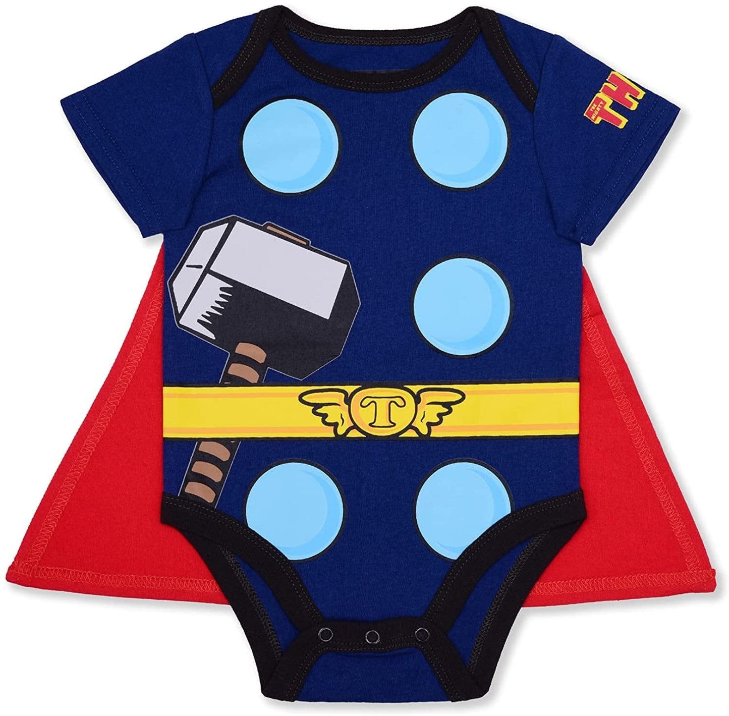 Marvel Avengers Boys’ Bodysuit and Jogger Set for Newborn and Infant –Blue/Navy/Red/Green/Black/Grey