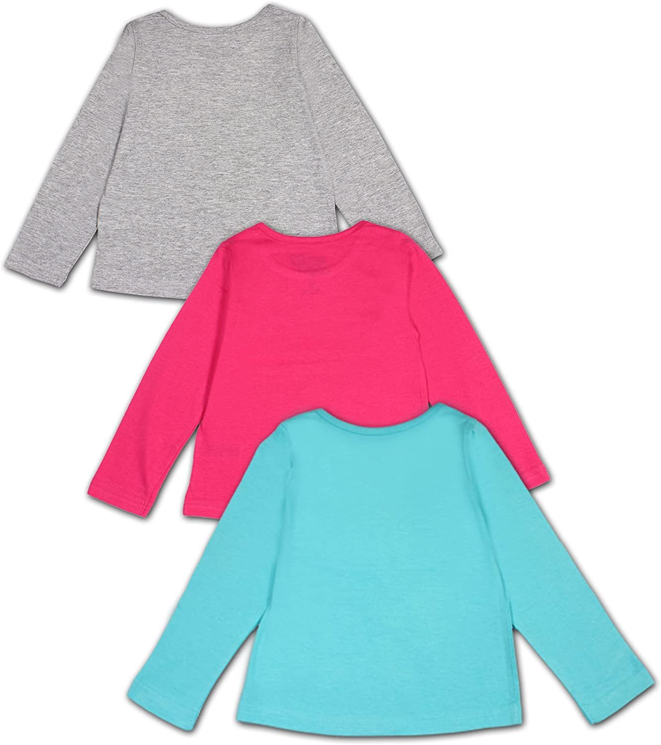 Nickelodeon Girl's 3-Pack Jojo Siwa Long Sleeve Graphic Tee Shirt