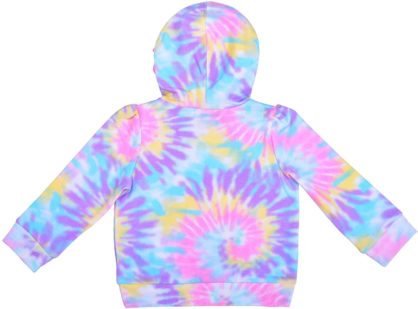 Nickelodeon Jojo Siwa Girls’ Hoodie with Bow and Jogger Set for Toddler and Little Kids – Multicolor