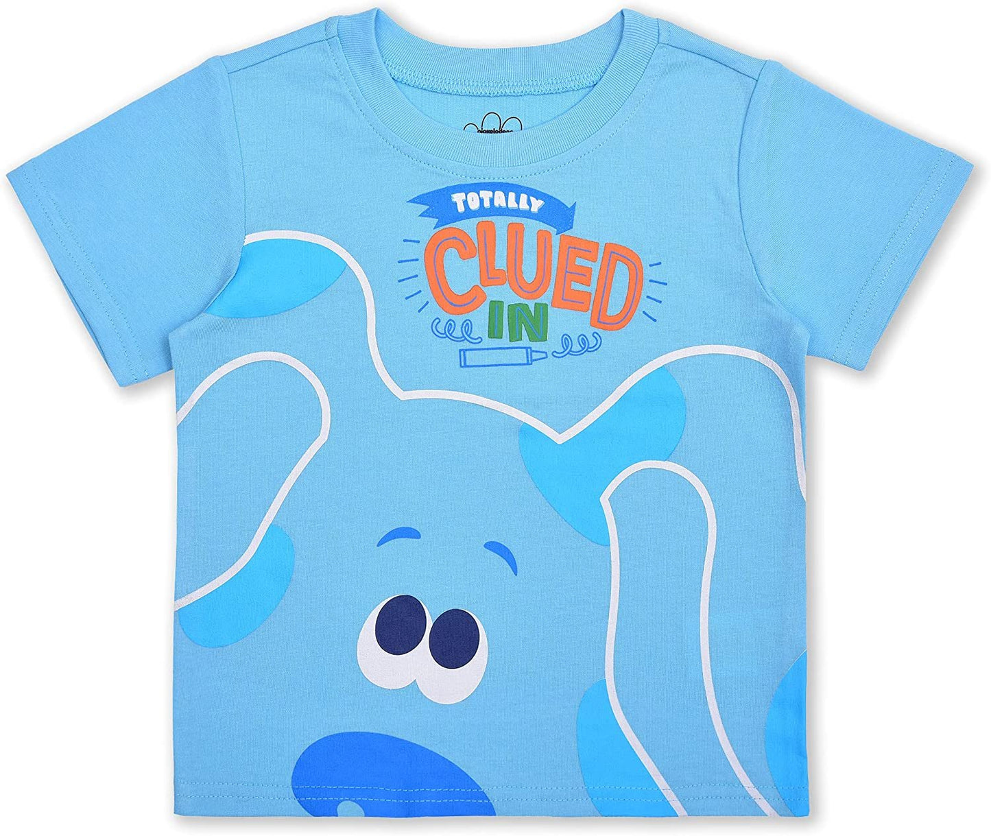 Nickelodeon Blue’s Clues Boys 3 Piece T-Shirt, Zip Up Hoodie and Joggers Set for Infants and Toddlers – Blue/Grey
