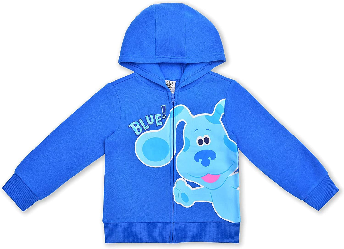 Nickelodeon Blue’s Clues Boys 3 Piece T-Shirt, Zip Up Hoodie and Joggers Set for Infants and Toddlers – Blue/Grey