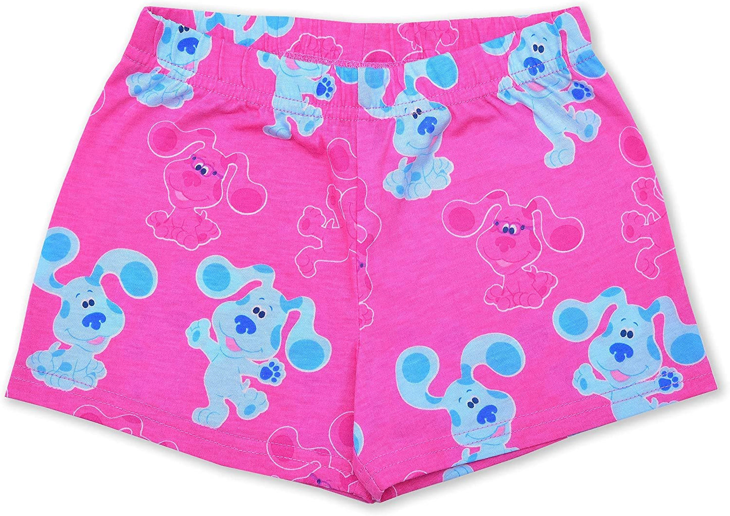 Nickelodeon Blue’s Clues Girls’ T-Shirt and Short Set for Infant and Toddler – Pink/Grey