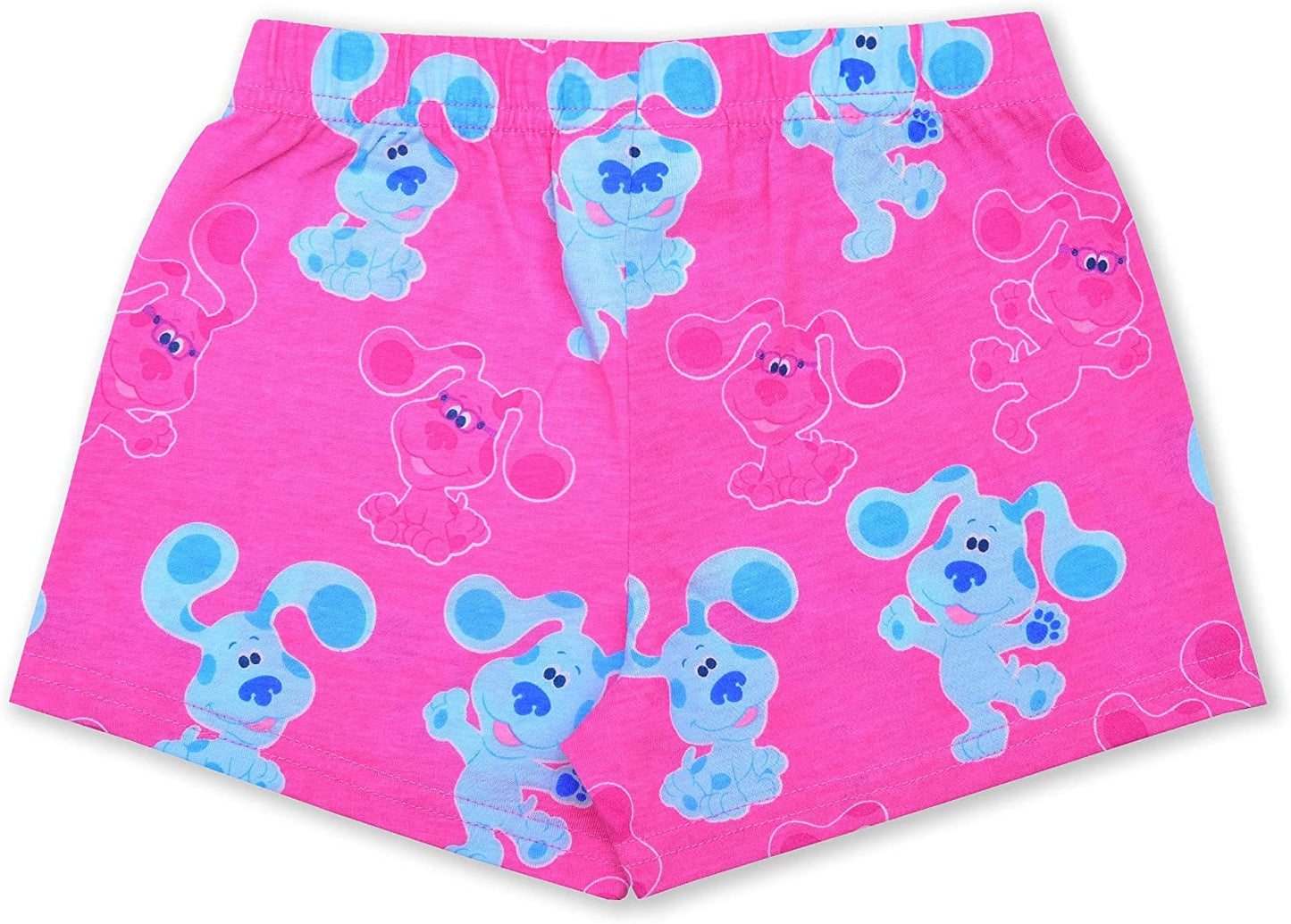 Nickelodeon Blue’s Clues Girls’ T-Shirt and Short Set for Infant and Toddler – Pink/Grey