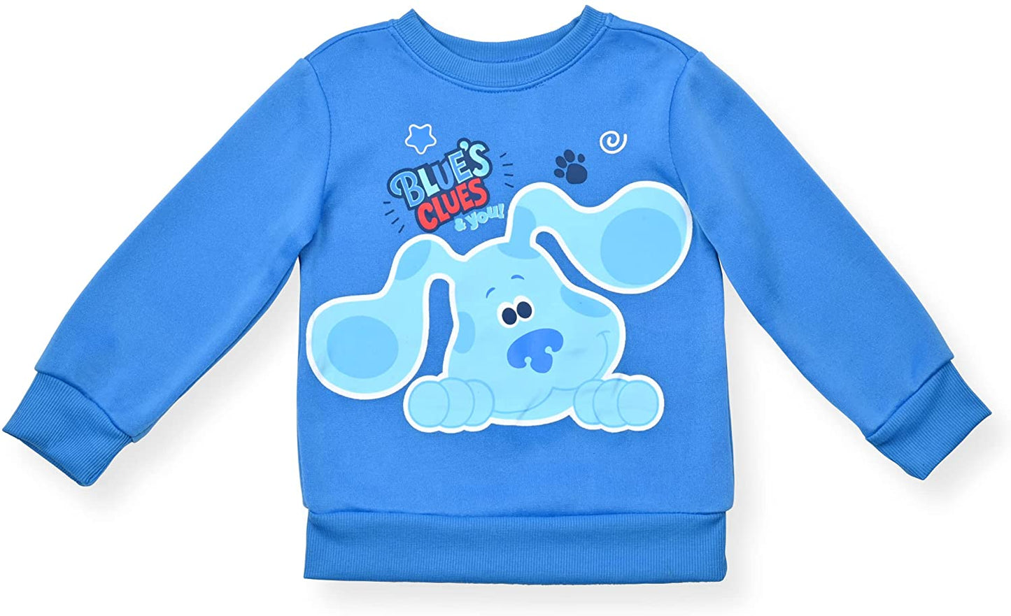 Nickelodeon Blue’s Clues & You Boys’ Sweatshirt and Jogger Set for Infant and Toddler – Blue/Navy