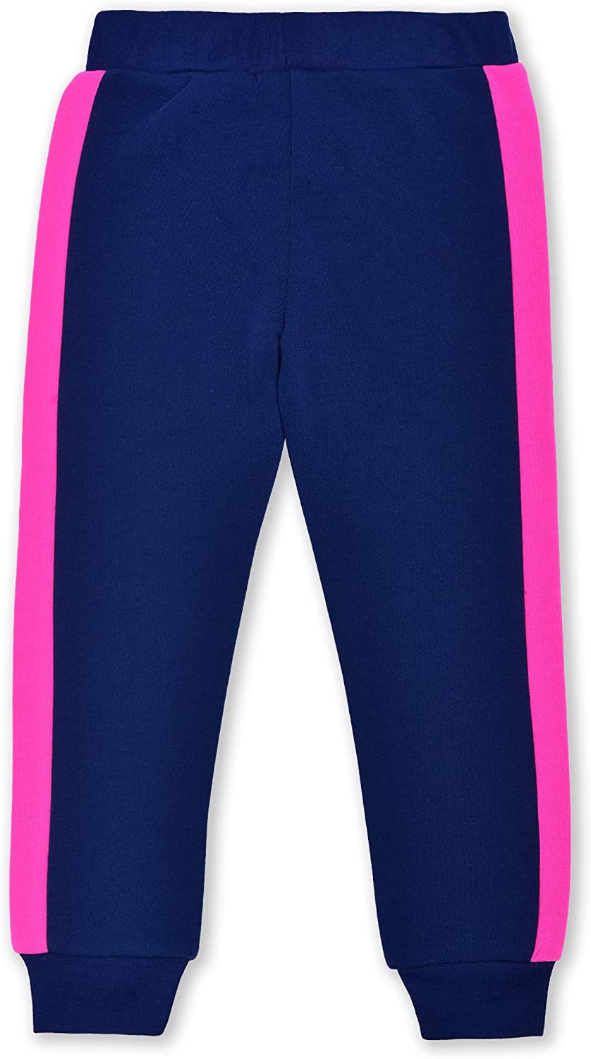 Nickelodeon Blue’s Clues & You Girls’ Long Sleeve Shirt and Jogger Pant Set for Infant and Toddler – Navy/Pink