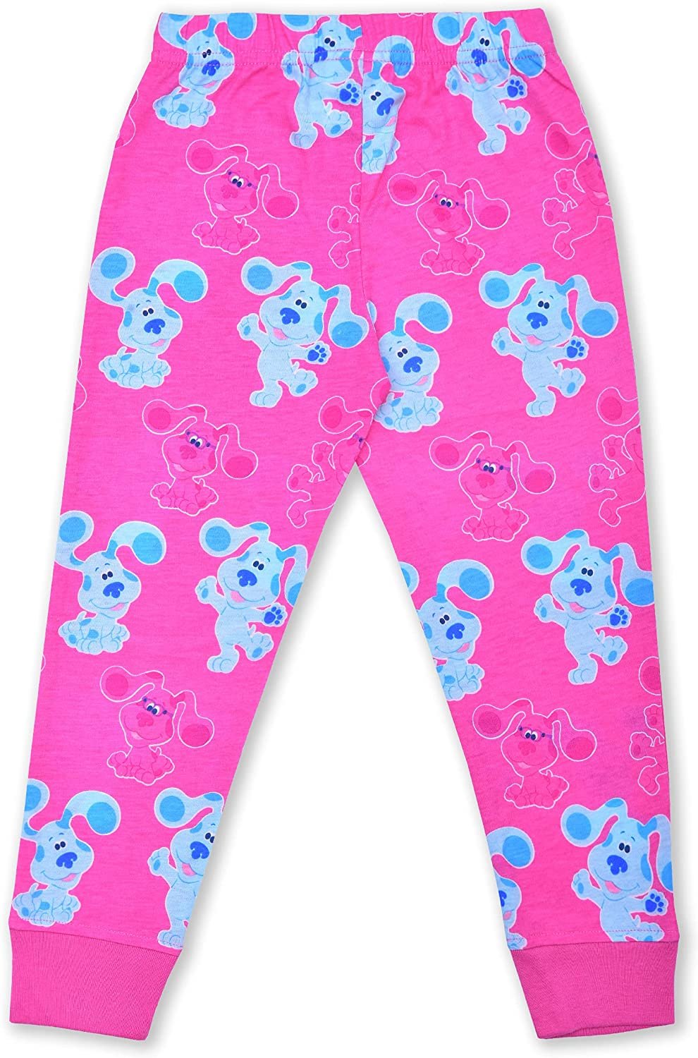 Nickelodeon’s Blue’s Clues Jogger Set for Girls, 2 Pack Long Sleeve Tee and Jog Pants Bundle