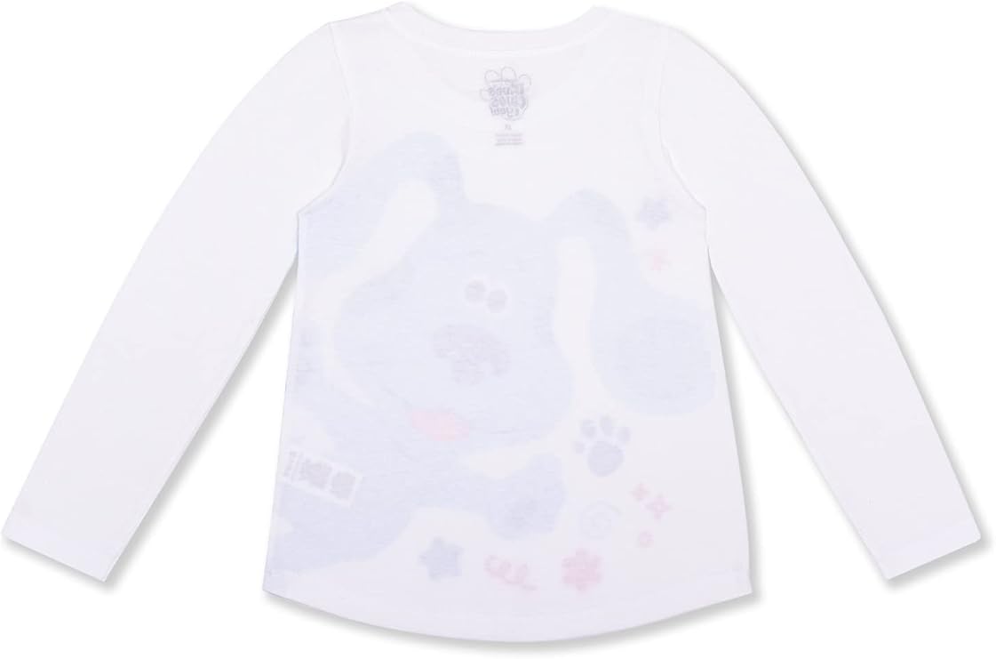 Nickelodeon Blue’s Clues Girls’ Long Sleeve Shirt and Leggings Set for Toddler – Pink/White