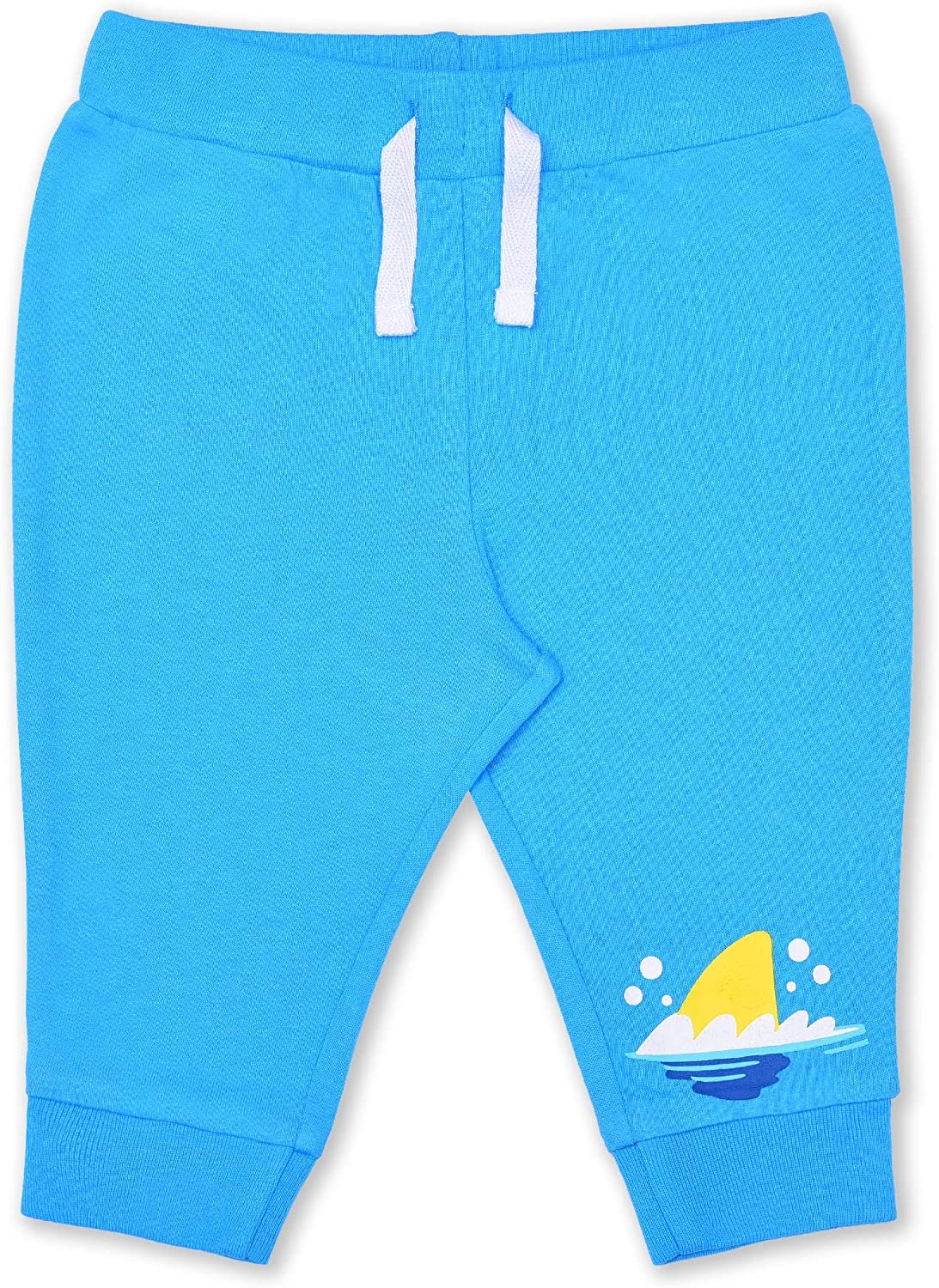 Nickelodeon Baby Shark Boys’ Short Sleeve Bodysuit and Jogger Set for Newborn and Infant – Blue/ Yellow