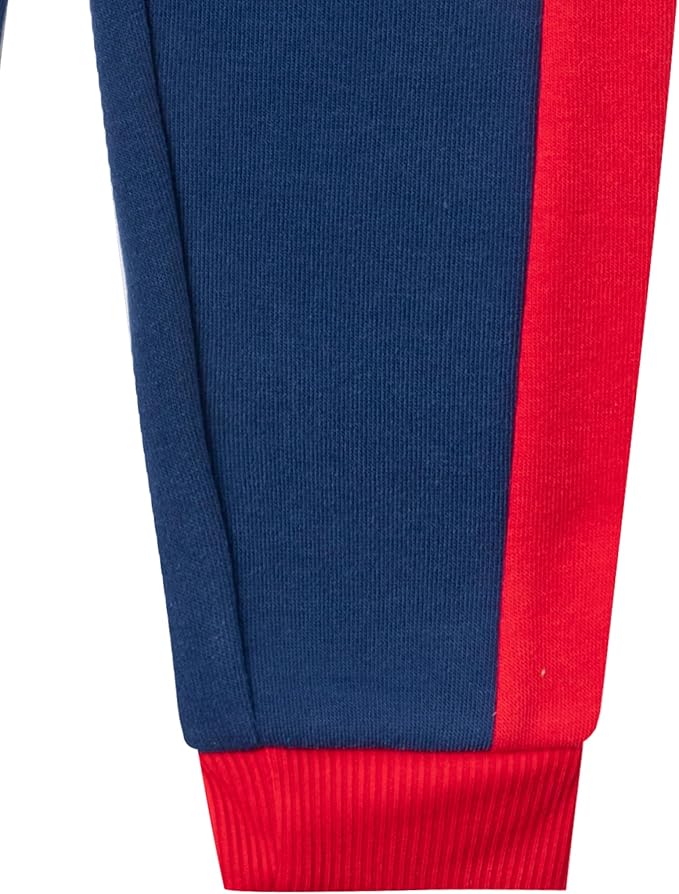 Nickelodeon Paw Patrol Boys’ Sweatshirt and Jogger Set for Toddler and Little Kids – Blue/Navy/Red