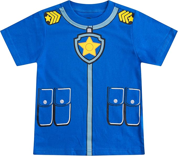 Nickelodeon Paw Patrol Boys Chase, Marshall and Rubble T-Shirt and Jogger Pants Set for Toddler and Little Kids