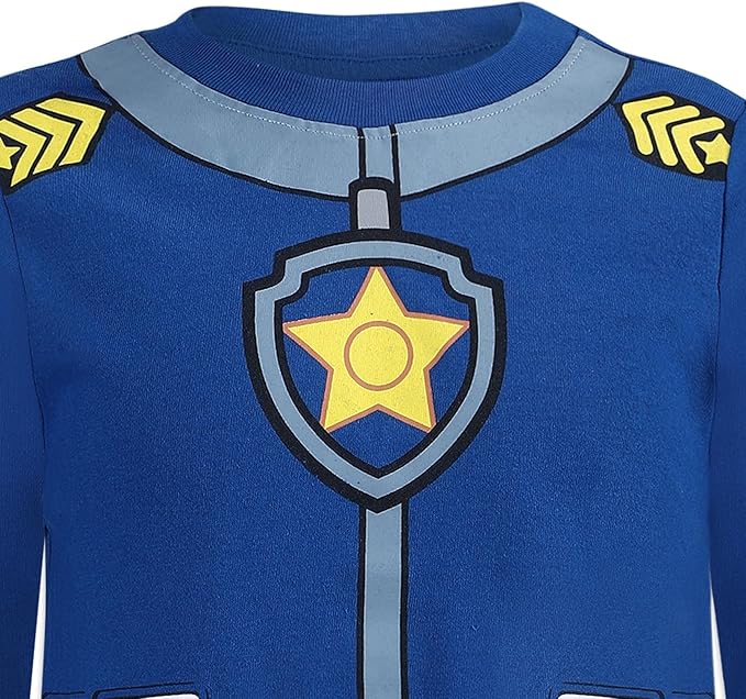 Nickelodeon Paw Patrol Boys Chase, Rubble or Marshall Long Sleeve T-Shirt and Jogger Set for Toddler and Little Kids