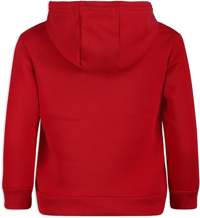 Disney The Incredibles Boys Half Zip Up Hoodie for Toddler and Little Kids – Red