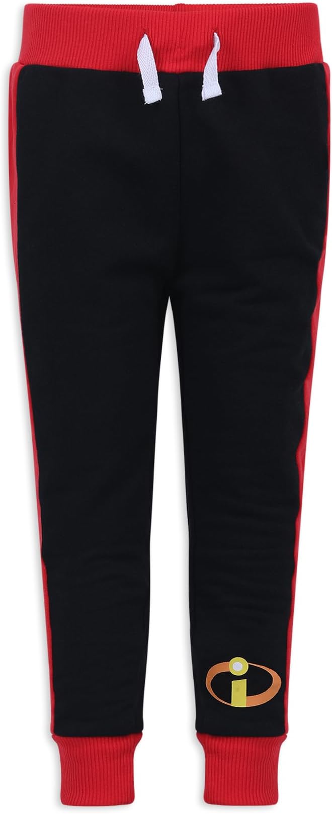 Disney The Incredibles Boys Short Sleeve T-Shirt and Jogger Pants Set for Toddler, Little and Big Kids – Red/Black