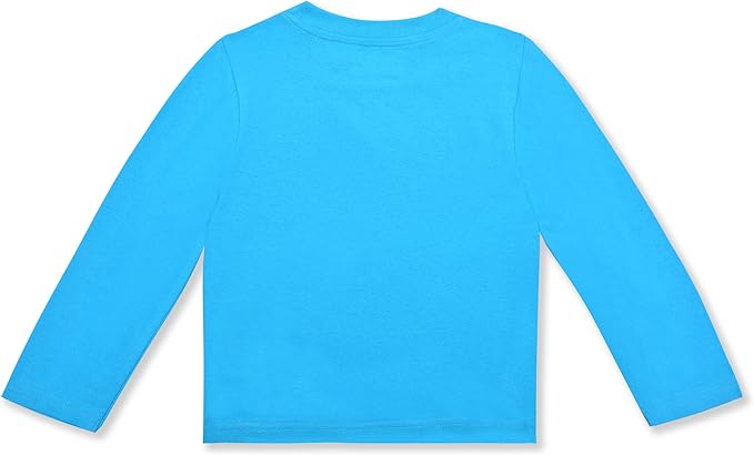 Disney Monster Inc. Mike and Sully Boys’ Long Sleeve Shirt and Jogger Pant Set for Toddler and Little Kids – Blue/Green